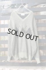 Sale50%off▲USED▲ 【Pierre Cardin】アーガイル柄ニットトップス