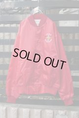 ▲USED▲ "MUSTANG" 刺繍ナイロンブルゾン / レッド