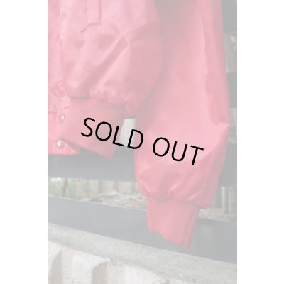 画像6: ▲USED▲ "MUSTANG" 刺繍ナイロンブルゾン / レッド