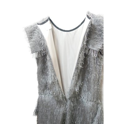 画像6: ▲USED▲【SAYMYNAME】 切り替えシャギーミニドレス