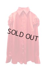  Sale50%off▲USED▲【JENNY FAX】 変形サテンシャツ