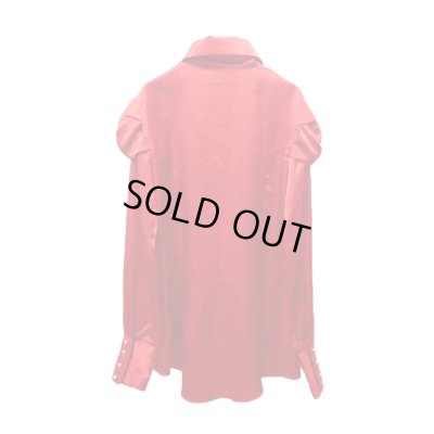 画像2:  Sale50%off▲USED▲【JENNY FAX】 変形サテンシャツ