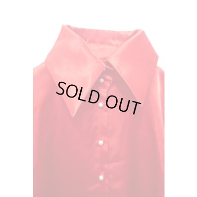 画像3:  Sale50%off▲USED▲【JENNY FAX】 変形サテンシャツ