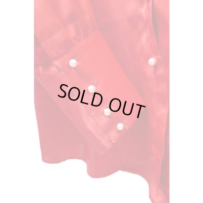 画像6:  Sale50%off▲USED▲【JENNY FAX】 変形サテンシャツ