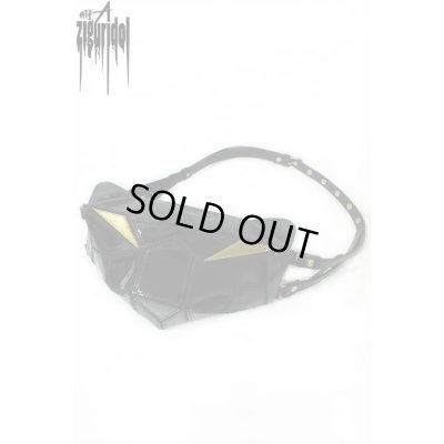 画像1: Sale64%off 【ZIG UR IDOL】 エナメル3-Dパンサーバッグ / ゴールドアイ