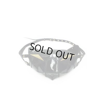 画像2: Sale64%off 【ZIG UR IDOL】 エナメル3-Dパンサーバッグ / ゴールドアイ