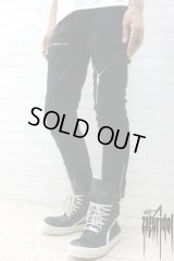 Sale50%off【ZIG UR IDOL】 Y-ZIPバイカーデニムパンツ