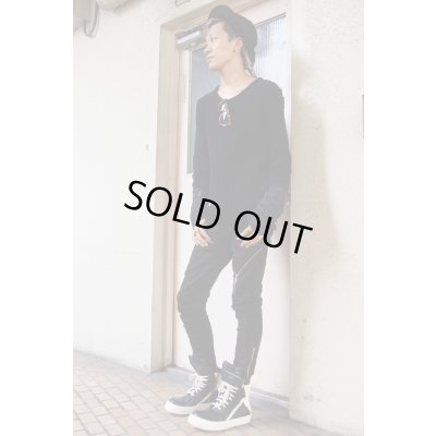 画像3: Sale50%off【ZIG UR IDOL】 Y-ZIPバイカーデニムパンツ