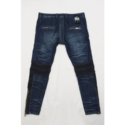 画像13: 【ZIG UR IDOL】 デルタバイカーデニムパンツ / インディゴ