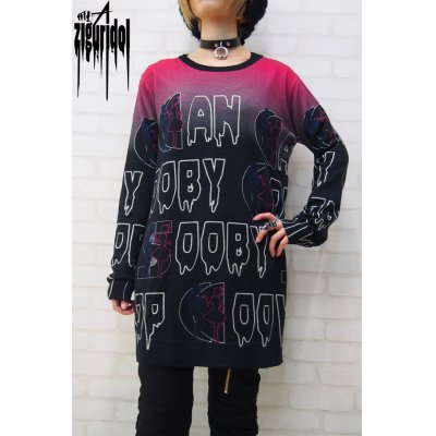 画像1: Sale30%off 【ZIG UR IDOL】 "DOOWOP" フルプリントニットトップス