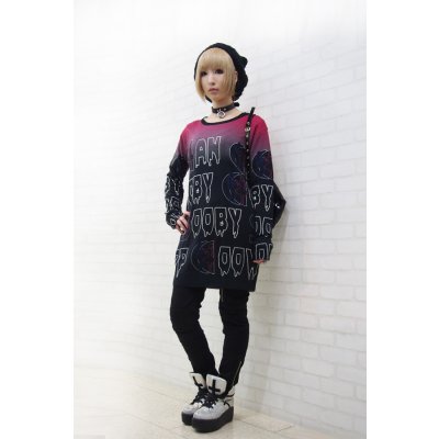 画像3: 【ZIG UR IDOL】 "DOOWOP" フルプリントニットトップス