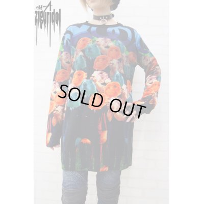 画像1: Sale30%off 【ZIG UR IDOL】 "MULTI-PRAIRIE" フルプリントニットトップス