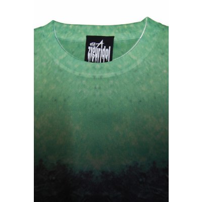 画像6: Sale50%off 【ZIG UR IDOL】 "BLEND LEATHERETTE" フルプリントカットソー