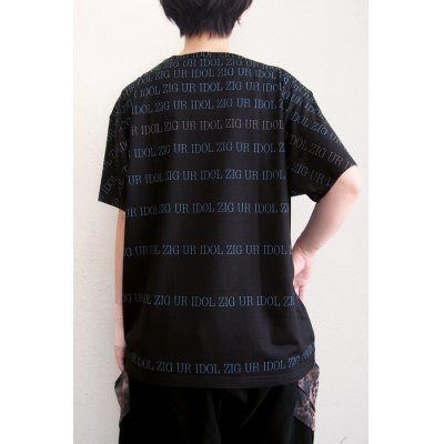 画像2: Sale50%off 【ZIG UR IDOL】 "ZIGBORDER" フルプリントカットソー