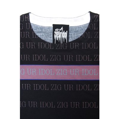 画像5: Sale50%off 【ZIG UR IDOL】 "ZIGBORDER" フルプリントカットソー