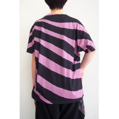 画像2: Sale50%off 【ZIG UR IDOL】 "DELA-ZEBRA" フルプリントカットソー / ピンク