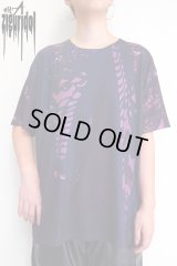 Sale【ZIG UR IDOL】 "PURPLE WIRE" フルプリントカットソー