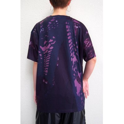 画像2: Sale50%off 【ZIG UR IDOL】 "PURPLE WIRE" フルプリントカットソー