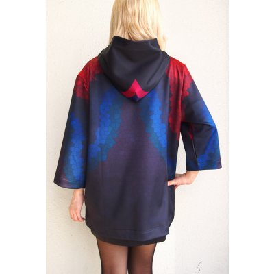 画像2:  Sale50%off  【ZIG UR IDOL】 "SPORTS AGE" グラフィック7分袖パーカー
