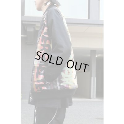 画像5:  Sale50%off  【ZIG UR IDOL】 "ELDER SKELTER" グラフィックブルゾン / ブラックリブ