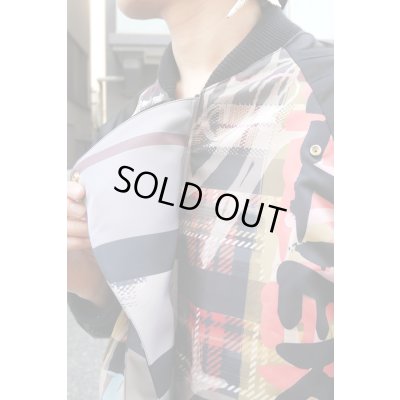 画像7:  Sale50%off  【ZIG UR IDOL】 "ELDER SKELTER" グラフィックブルゾン / ブラックリブ