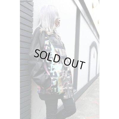 画像12:  Sale50%off  【ZIG UR IDOL】 "ELDER SKELTER" グラフィックブルゾン / ブラックリブ