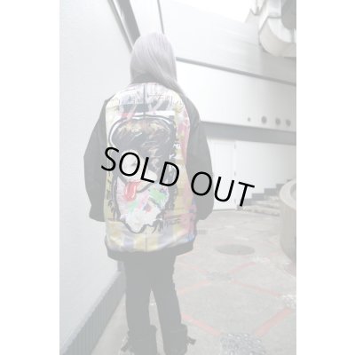 画像13:  Sale50%off  【ZIG UR IDOL】 "ELDER SKELTER" グラフィックブルゾン / ブラックリブ