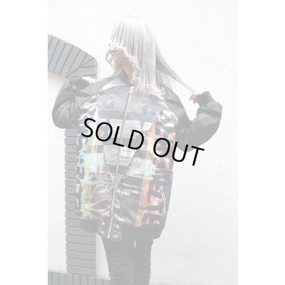 画像14:  Sale50%off  【ZIG UR IDOL】 "ELDER SKELTER" グラフィックブルゾン / ブラックリブ