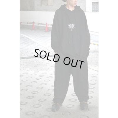 画像10: 【ZIG UR IDOL】 "3" 刺繍スーパービッグシルエットフーディ