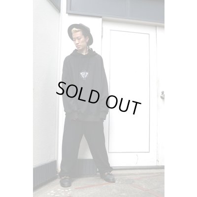 画像7: 【ZIG UR IDOL】 "3" 刺繍スーパービッグシルエットフーディ