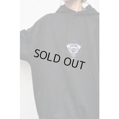 画像11: 【ZIG UR IDOL】 "3" 刺繍スーパービッグシルエットフーディ