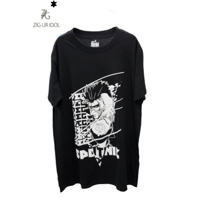 画像1: 【ZIG UR IDOL × MARTIN DEGVILLE】 "DEG DEG SPUTNIK" ビッグTシャツ