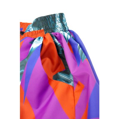 画像3: Sale50%off 【ZIG UR IDOL】 "JUNGLE" グラフィックナイロンスカート