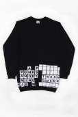 画像5: Sale50％off【ZIG UR IDOL】 "CROSSWORD BERLIN" 切り替えロング丈スウェットトップス (5)