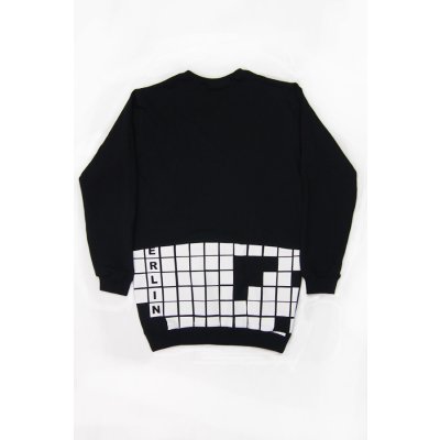 画像6: Sale50％off【ZIG UR IDOL】 "CROSSWORD BERLIN" 切り替えロング丈スウェットトップス