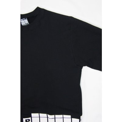 画像8: Sale50％off【ZIG UR IDOL】 "CROSSWORD BERLIN" 切り替えロング丈スウェットトップス