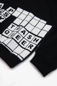 画像9: Sale50％off【ZIG UR IDOL】 "CROSSWORD BERLIN" 切り替えロング丈スウェットトップス (9)
