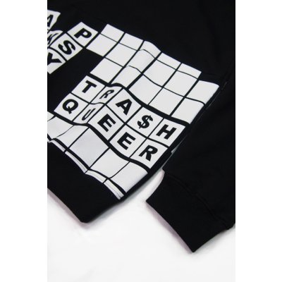 画像9: Sale50％off【ZIG UR IDOL】 "CROSSWORD BERLIN" 切り替えロング丈スウェットトップス