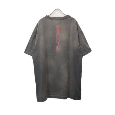 画像2: 【ZIG UR IDOL】CyberPunkula tee -FADED, WASHED & CRACKED-