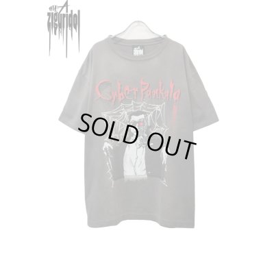 画像1: Sale50%off【ZIG UR IDOL】CyberPunkula tee -FADED, WASHED & CRACKED-