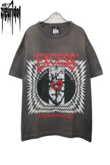 【ZIG UR IDOL】EXCESS tee -FADED, WASHED & CRACKED-