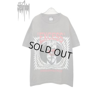 画像1: Sale50%off【ZIG UR IDOL】EXCESS tee -FADED, WASHED & CRACKED-