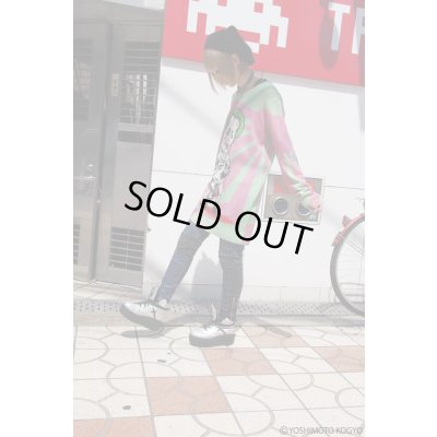 画像10: Sale30%off【野性爆弾・くっきー × ZIG UR IDOL】 "カミカゼクニコ" フルプリントニット