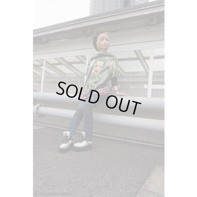 画像9: Sale【野性爆弾・くっきー × ZIG UR IDOL】 "クニコインマーズ" フルプリントカットソー / グリーン