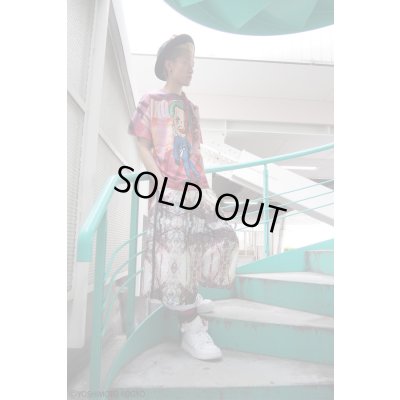 画像10: Sale50%off【ZIG UR IDOL × 野性爆弾 くっきー】 "クニコインマーズ" フルプリントカットソー / ブルー