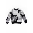 画像5:  Sale50%off  【ZIG UR IDOL】 "CROSSWORD BERLIN" スウェットトップス