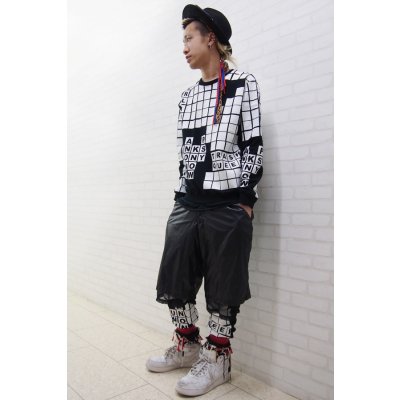 画像4:  Sale50%off  【ZIG UR IDOL】 "CROSSWORD BERLIN" スウェットトップス