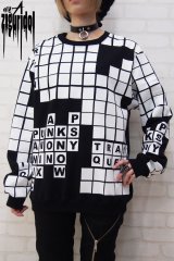  Sale50%off  【ZIG UR IDOL】 "CROSSWORD BERLIN" スウェットトップス