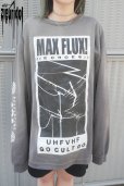 画像1: 【ZIG UR IDOL】MAX FLUX long tee -FADED, WASHED & CRACKED- (1)