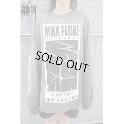 画像1: 【ZIG UR IDOL】MAX FLUX long tee -FADED, WASHED & CRACKED-